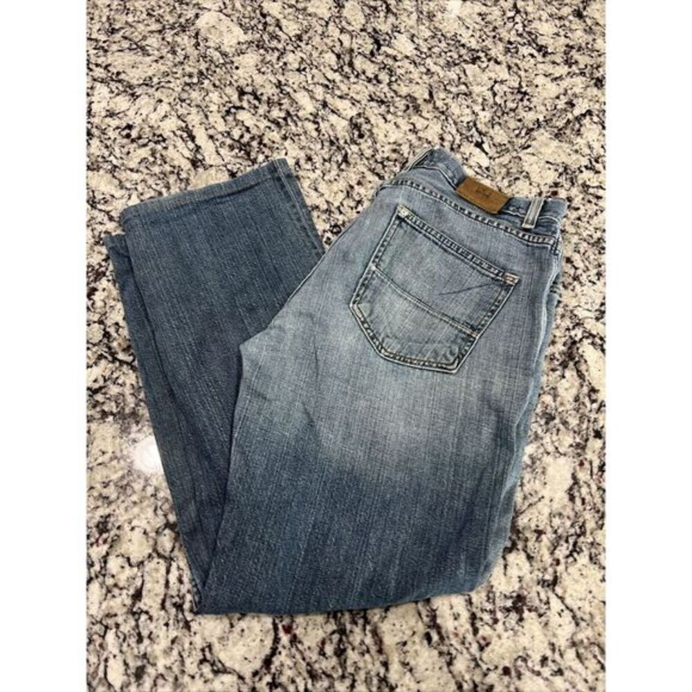 Mens IKE‎ BEHAR NY "CAPONI" Jeans Size 33R Classic-Straight Leg-Light Denim